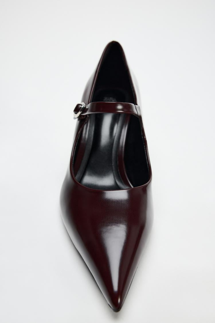 ZARA Heeled Shoes With Buckle Details