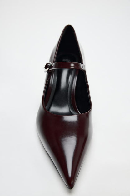 ZARA Heeled Shoes With Buckle Details