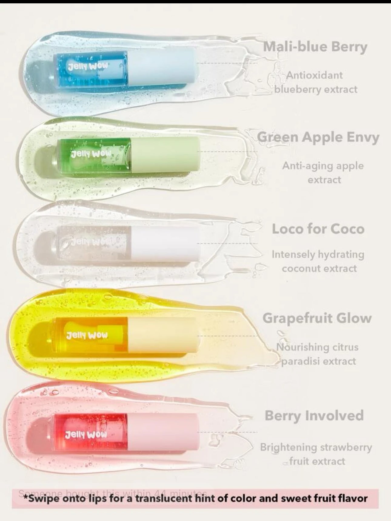 SHEGLAM Jelly Wow Hydrating lip Oil (Berry involved)