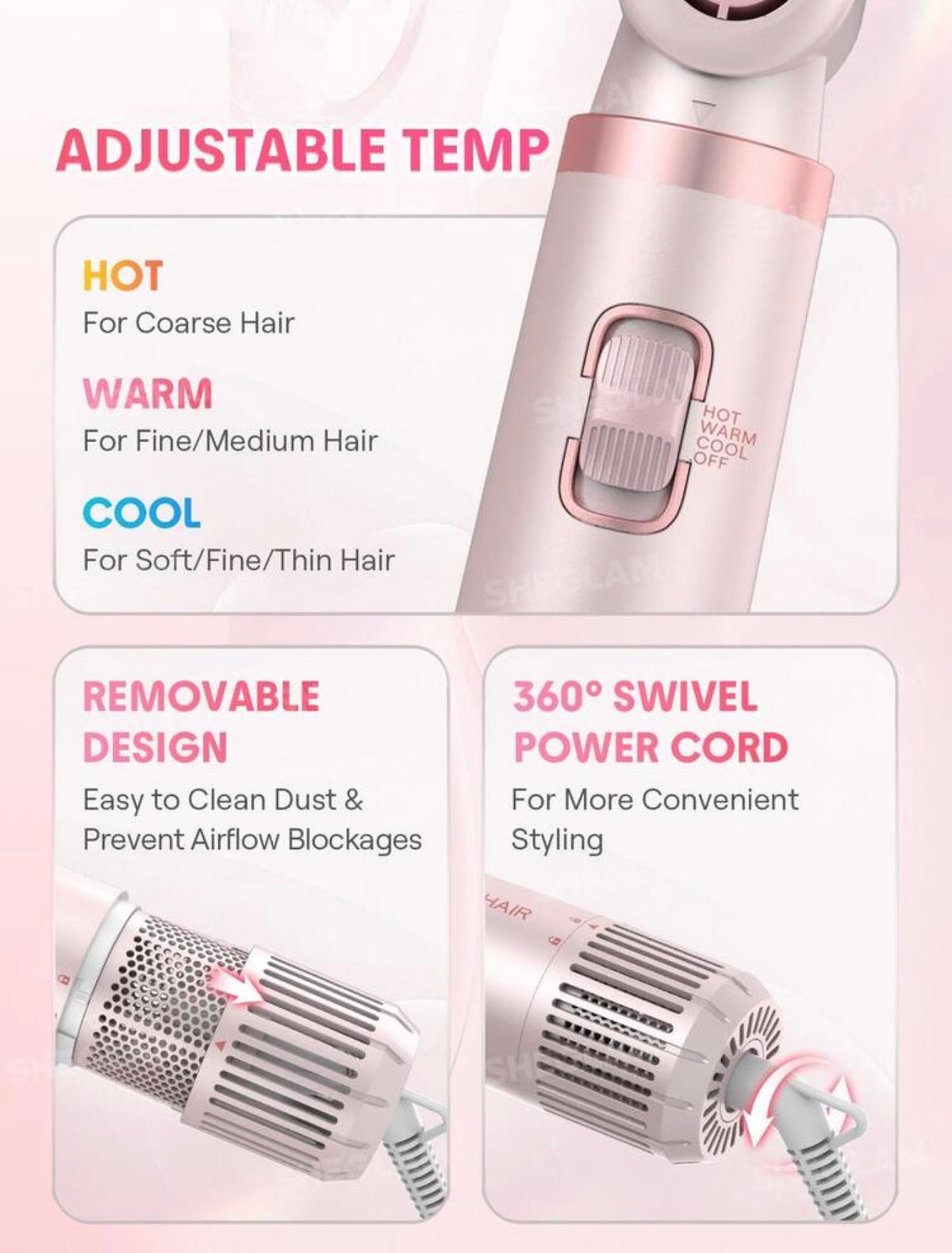 Sheglam Hair Blowout Bliss All In one Multistyler Set