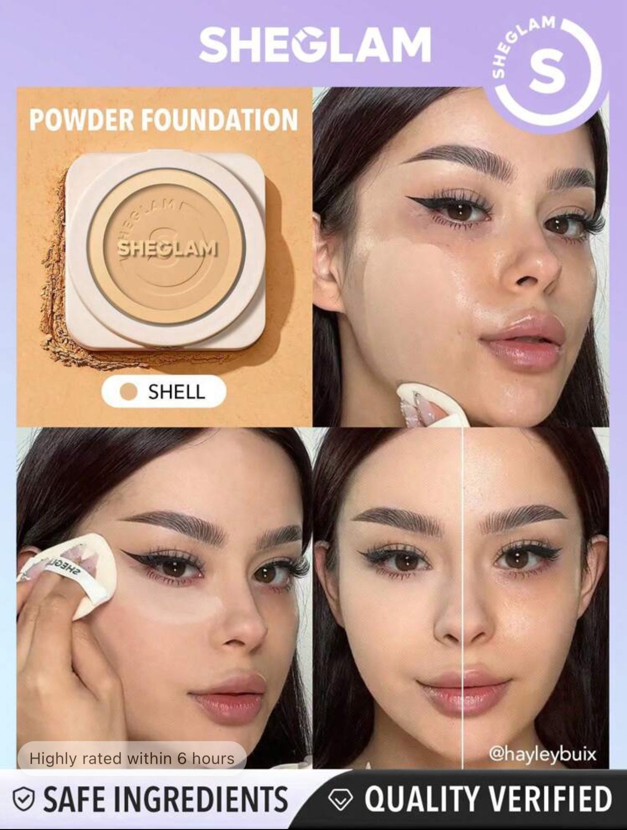 SHEGLAM Skin-Focus High Coverage Powder Foundation