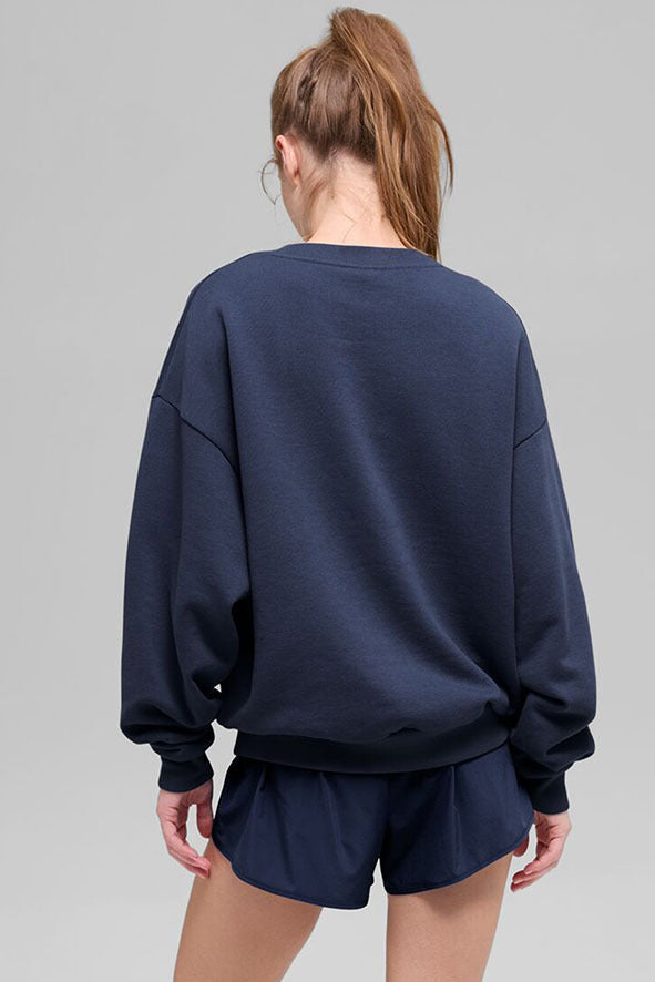 Alo Loose Fit Sweatshirt -Blue