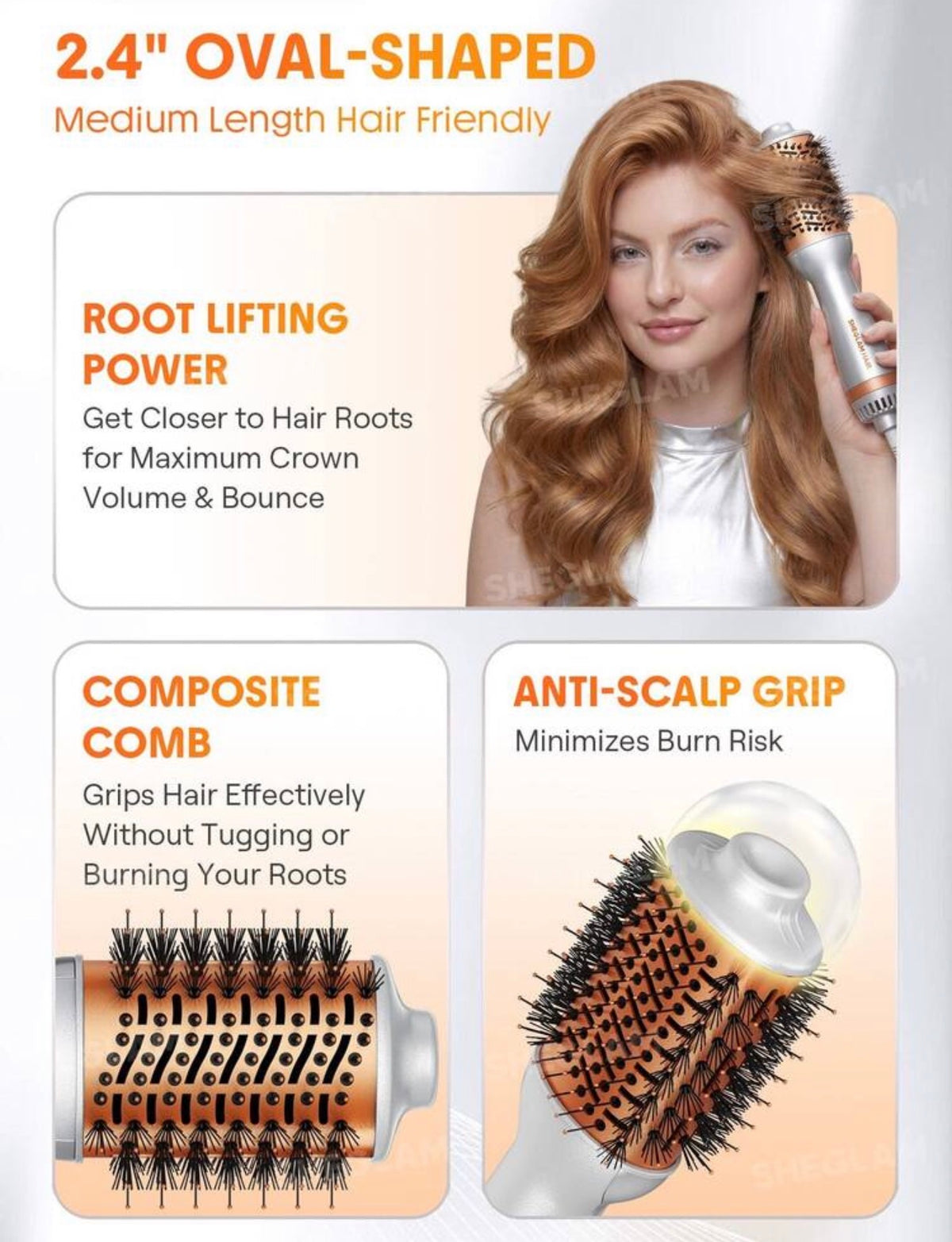 Sheglam Hair Travel Buddy Mini Hot Air Brush Set
