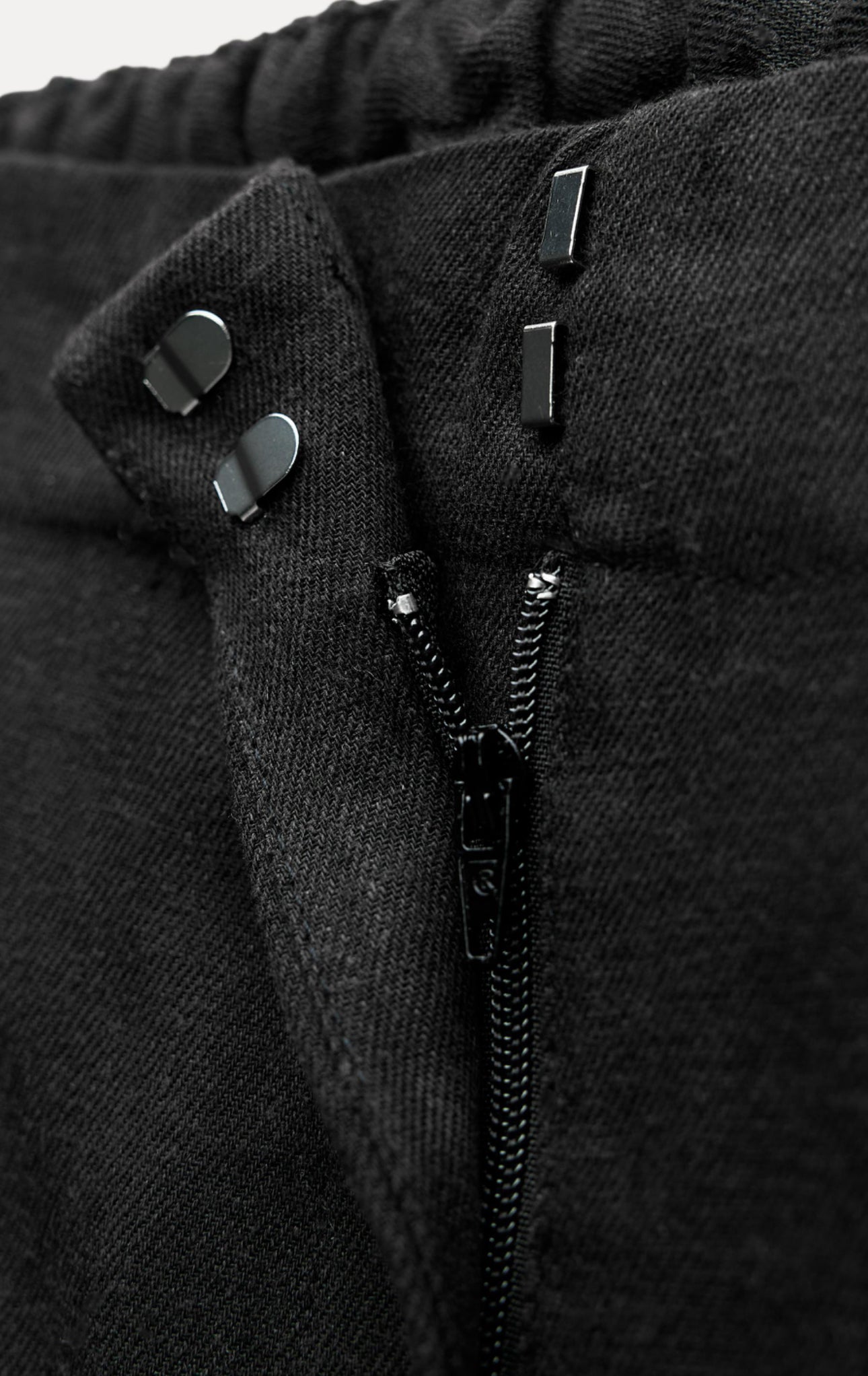 ZARA ZW Collection Straight Fit Trouser - Black