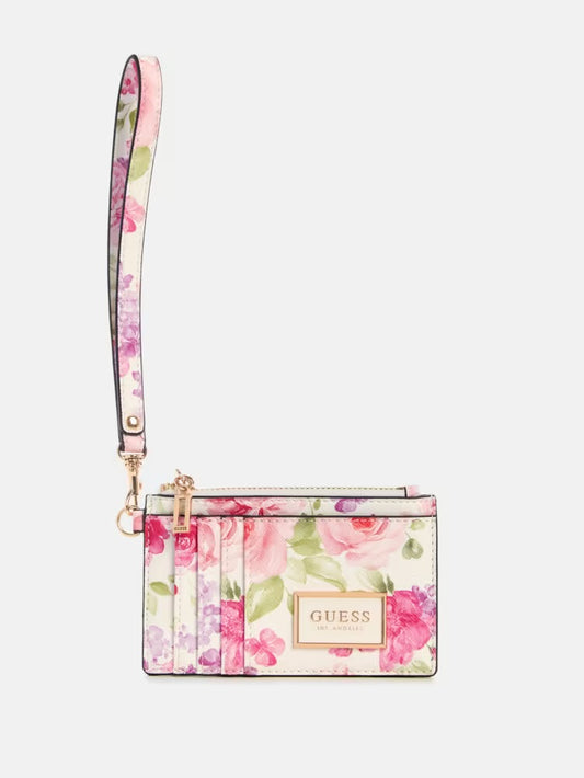 Guess Abree Flora Wristlet Cardcase