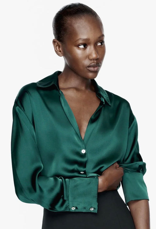 Zara Satin Blouse