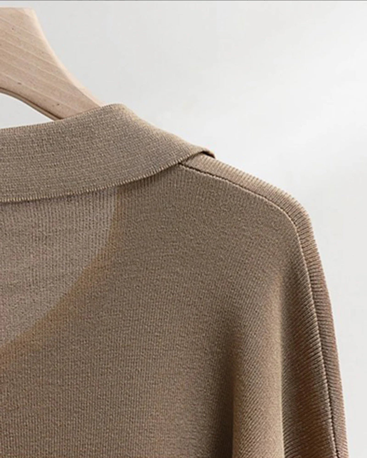 SHEIN Dazy 2pcs Sweater and Wide Leg Pants Cord Set Coffee