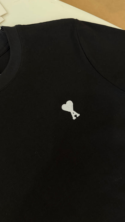 Ami Paris De Coeur t shirt-Black