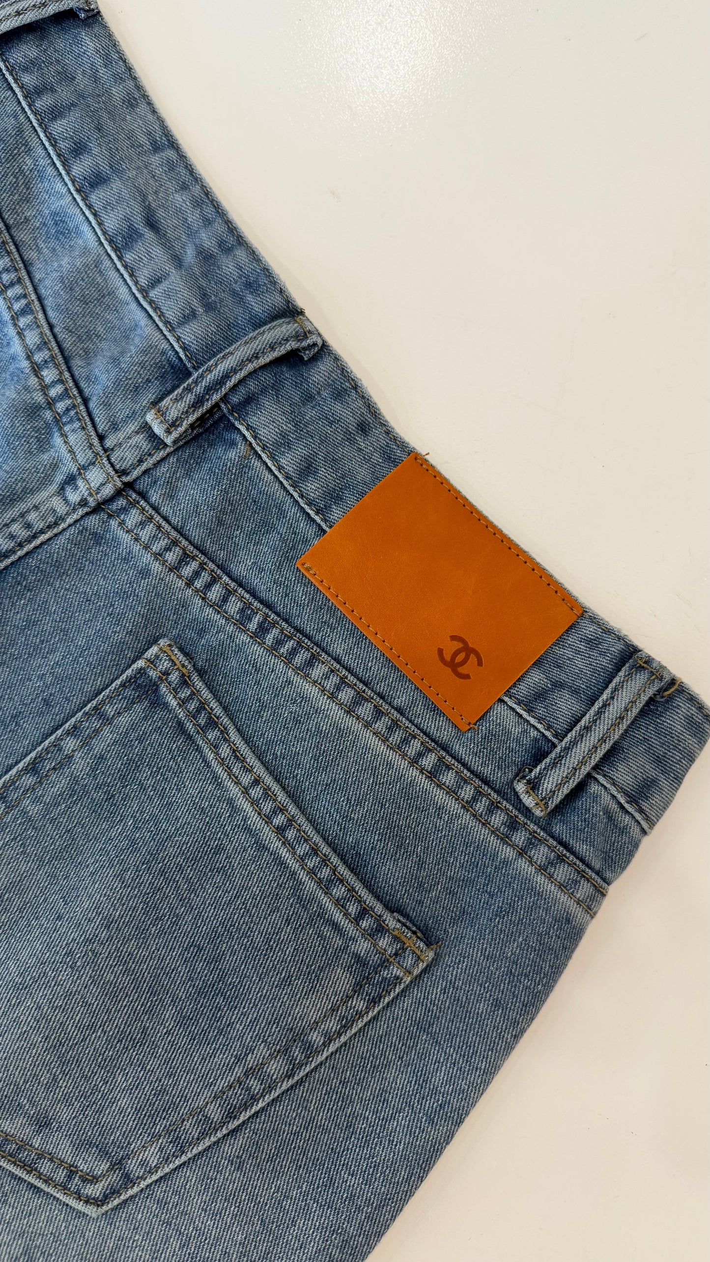 Chan-nel Premium Wide leg jeans-Dupe