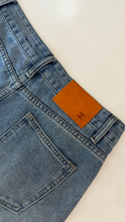 Chan-nel Premium Wide leg jeans-Dupe