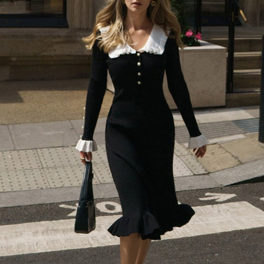 Shein Elegent Draped Long Dress