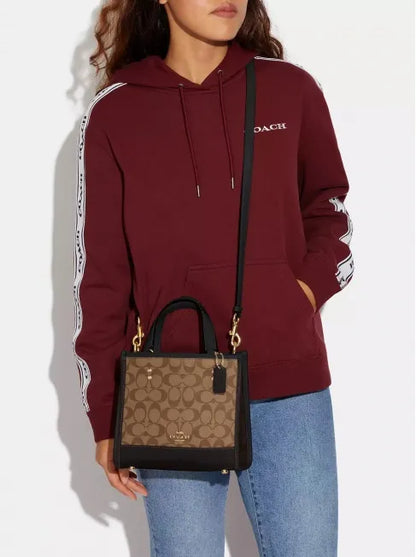 Coach Dempsey Tote 22 in Colorblock Signature Canvas