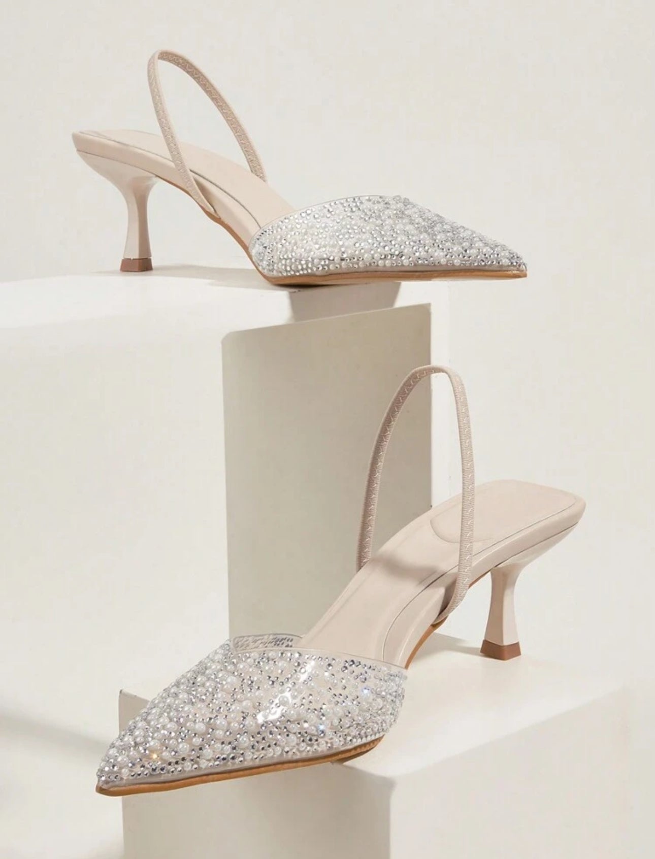 Shein New Round Toe High Heels
