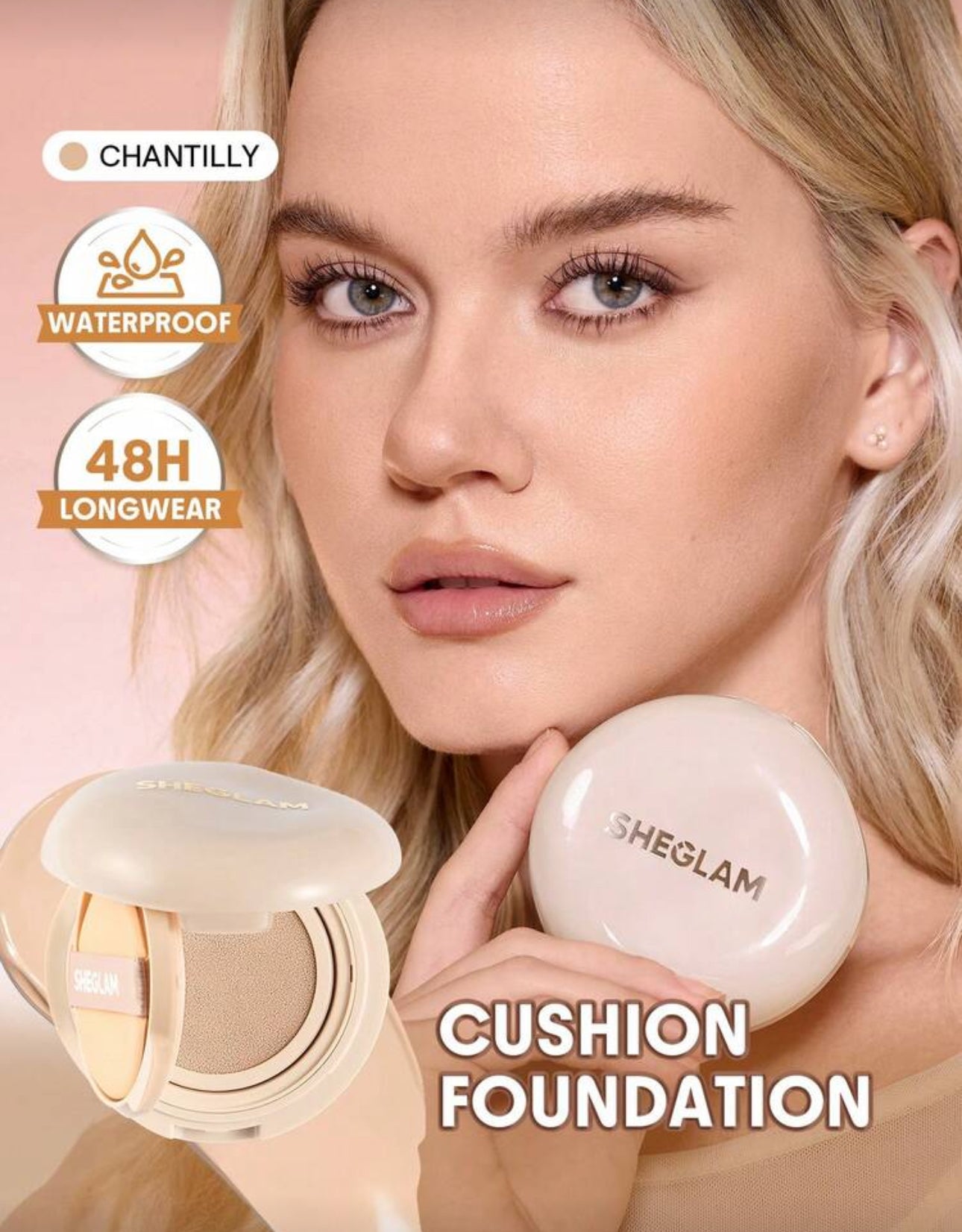 SHEGLAM Lock Go Long lasting Cushion Foundation