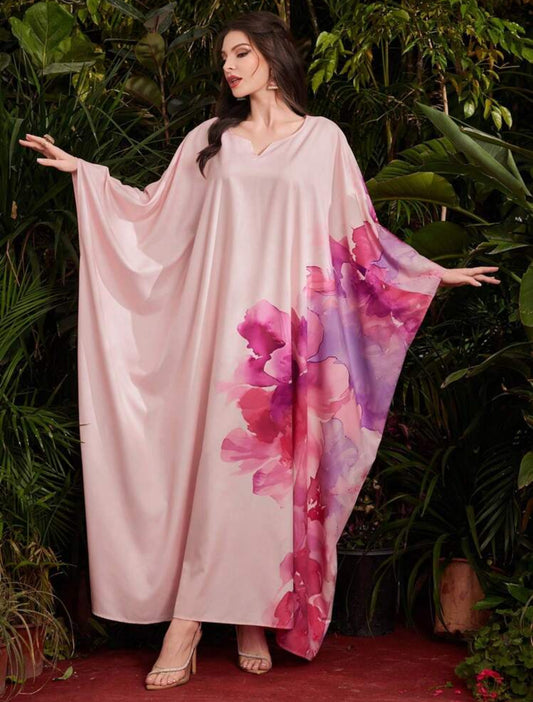 Shein Najma Turkish Style Loose Casual Long Shirt For Everyday Wear- ONE SIZE