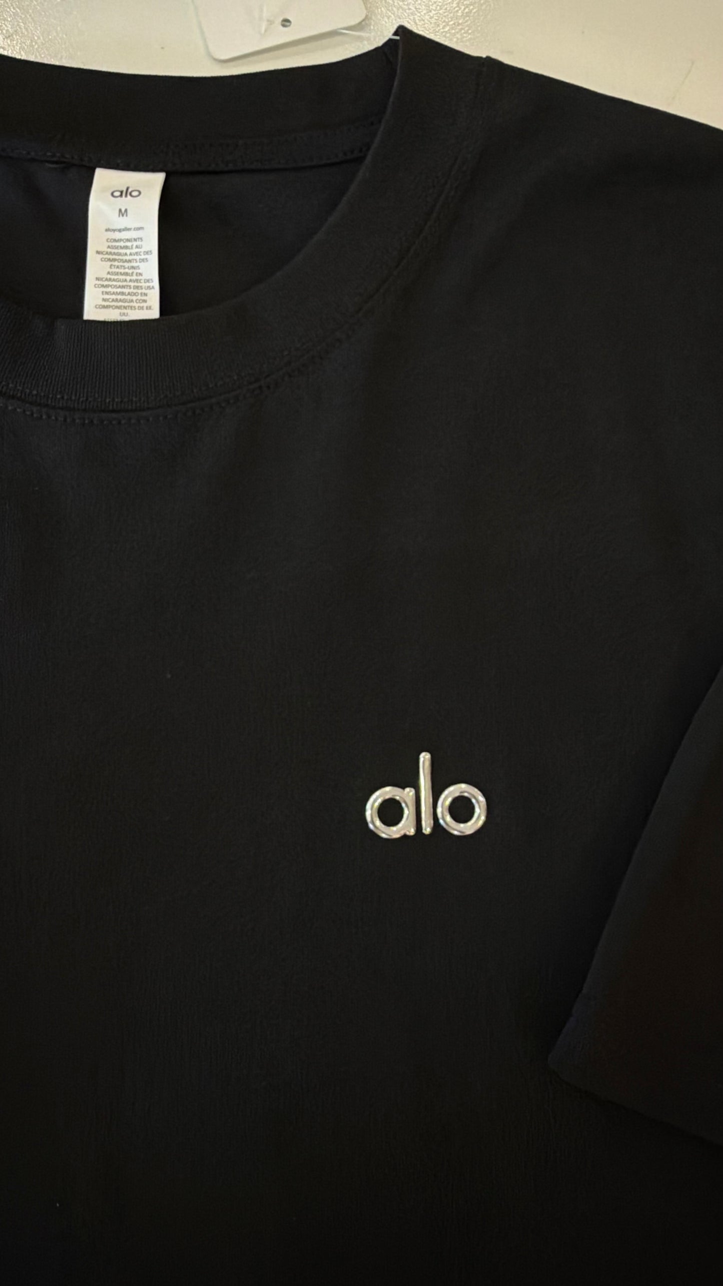 Alo 3d Logo loosefit Tshirt-Black