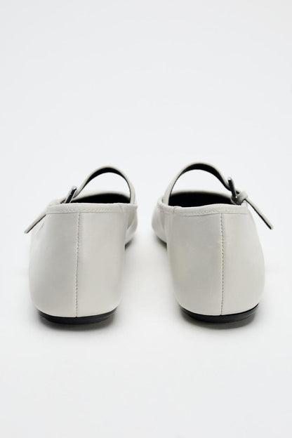 ZARA Leather Ballet Flat