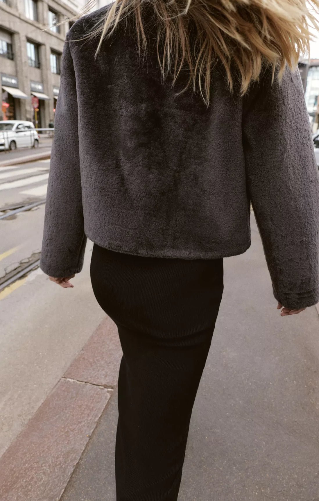 ZARA Double Faced Jacket With Toggles