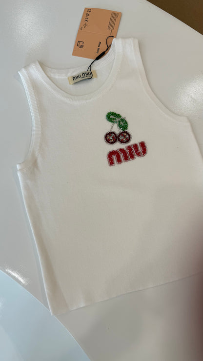 Miu miu Cherry Tank- Dupe