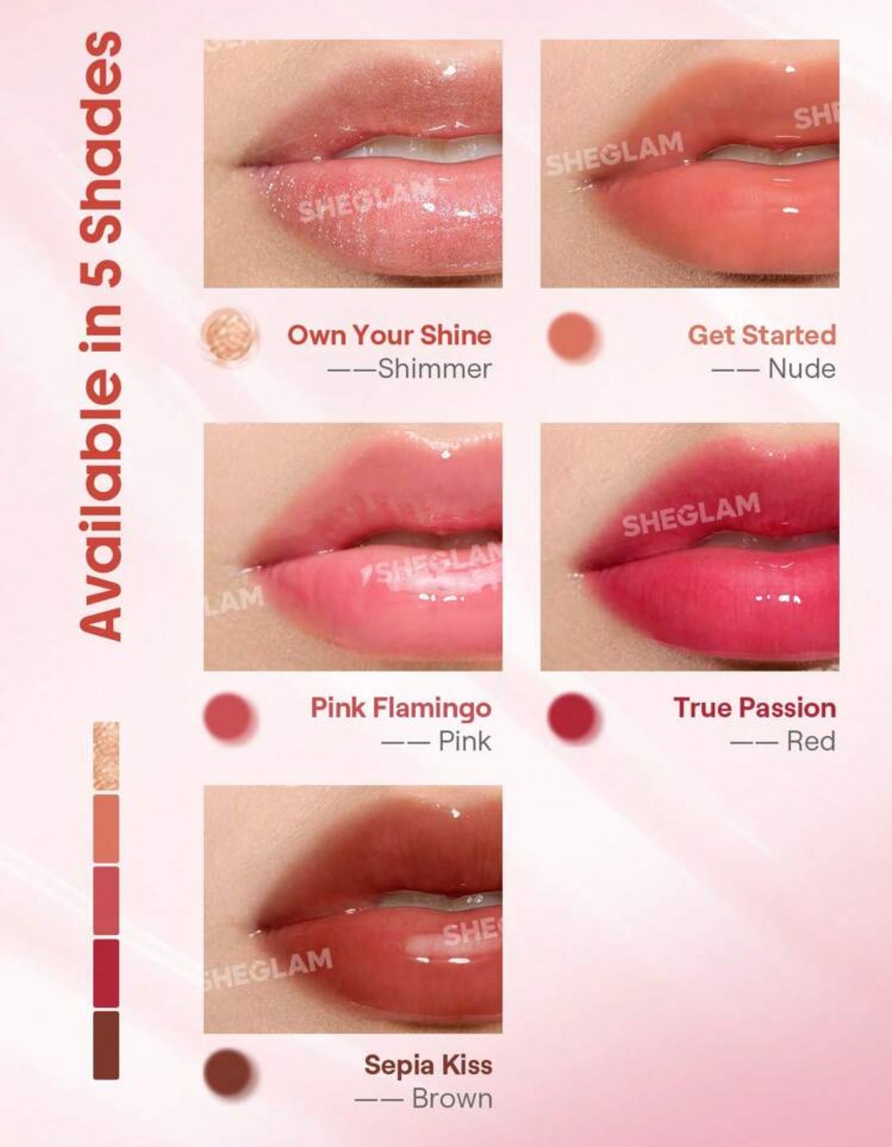 SHEGLAM Booster Shine Lip Plumping Gloss