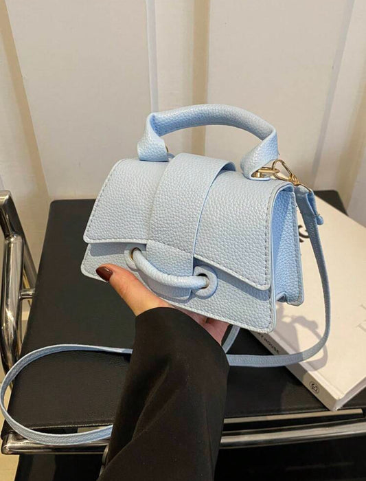 SHEIN This Year Popular Super Texture Lipstick Bag baby blue