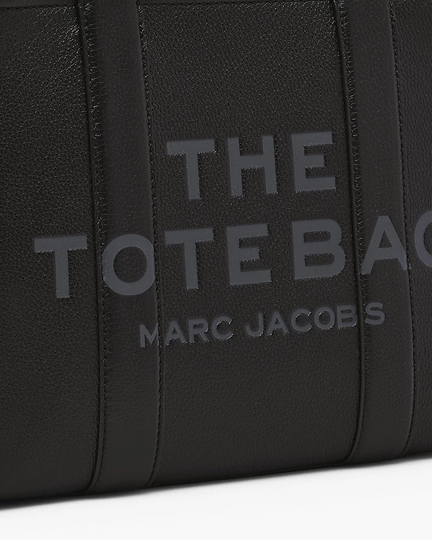 Marc Jacobs Leather Tote Bag Medium- Black