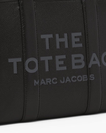 Marc Jacobs Leather Tote Bag Medium- Black