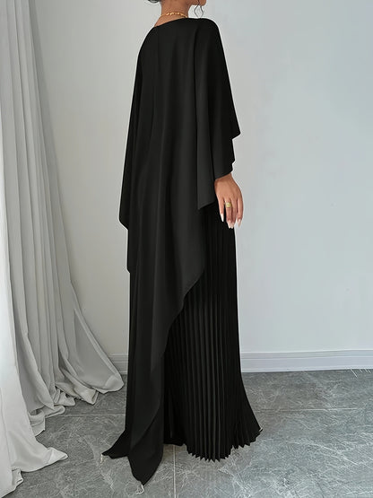 Shein Arabic Style Ruffle Long Dress