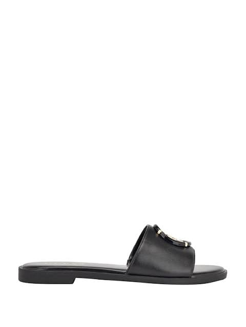 GUESS Magnify Faux Leather Slides