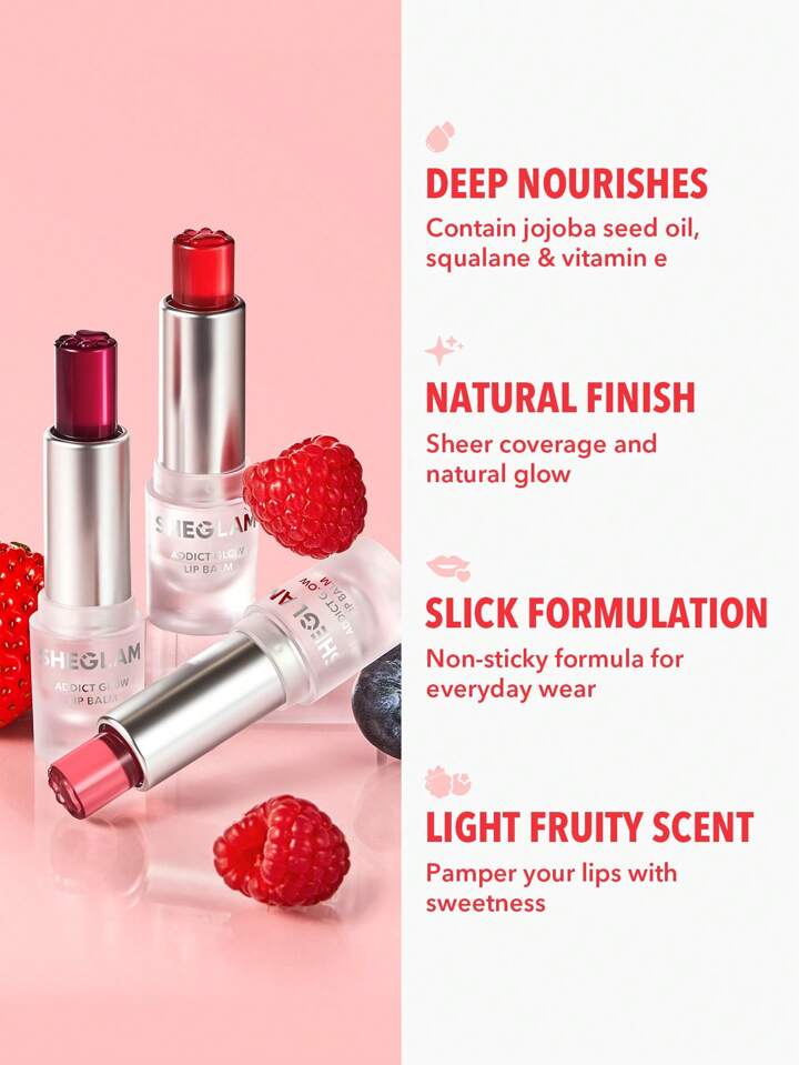 SHEGLAM Mello Jello Nourishing Lip Balm-Garnet