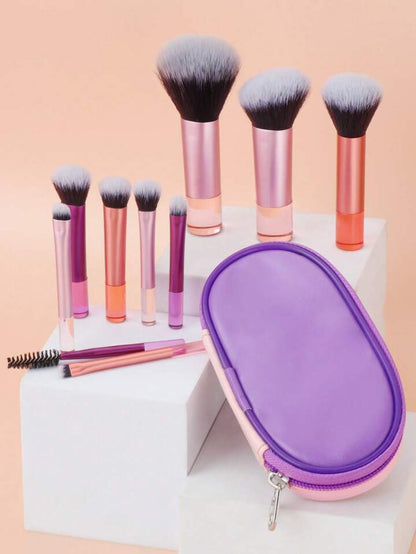 10Pcs Classic Multifunctional Cosmetic Brush For Making Up Sup....
