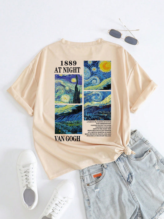 SHEIN Essnce Slogan Printed T-shirt