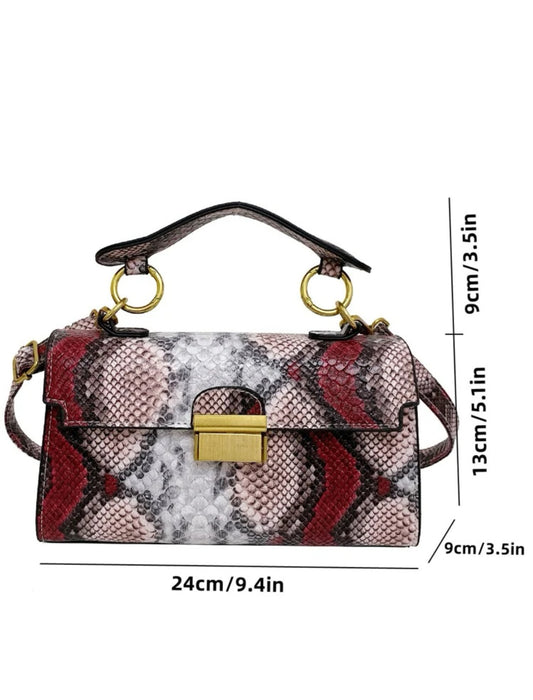 Shein Fashionable Trend, High-End Texture, Light Luxury, Snake Print N....