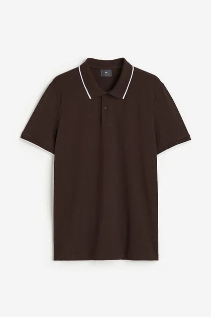 H&M Slim Fit Cotton Polo T-shirt