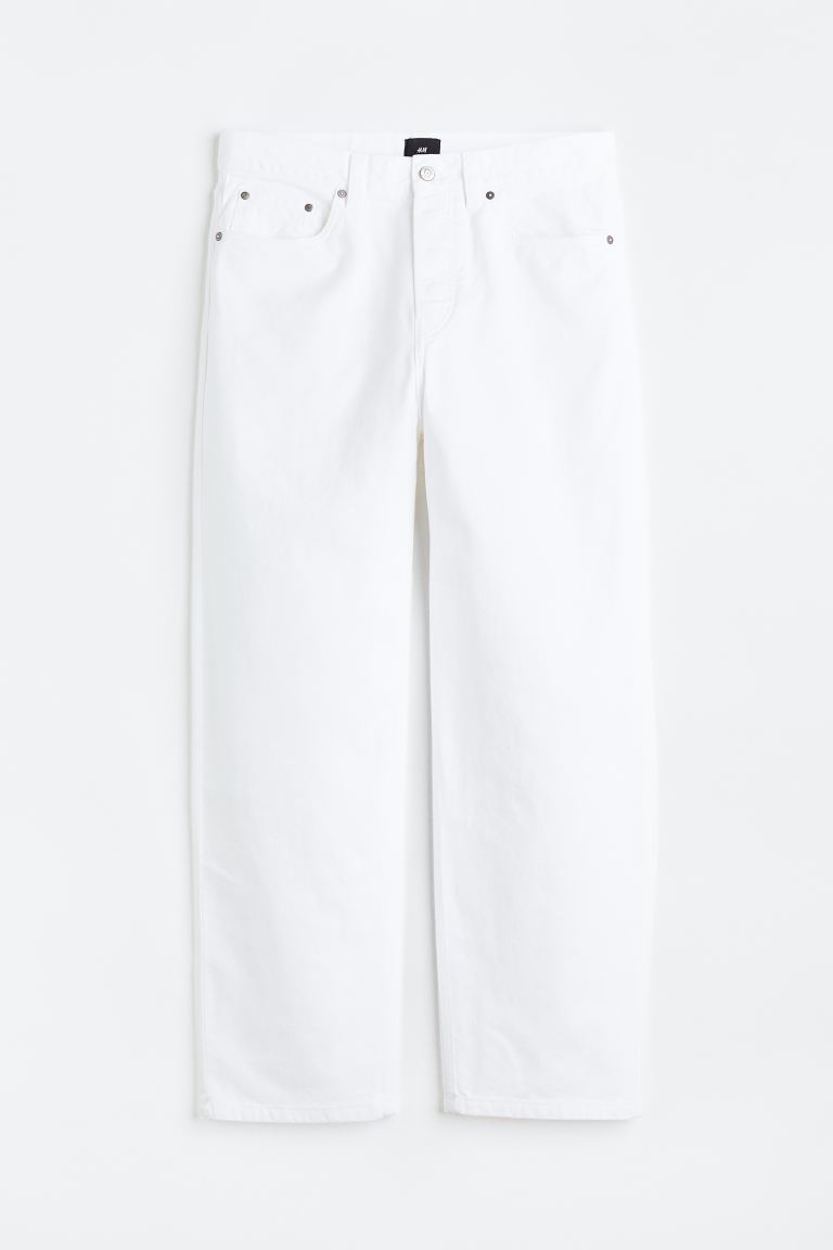 H&M Loose Fit 5-pocket twill trousers