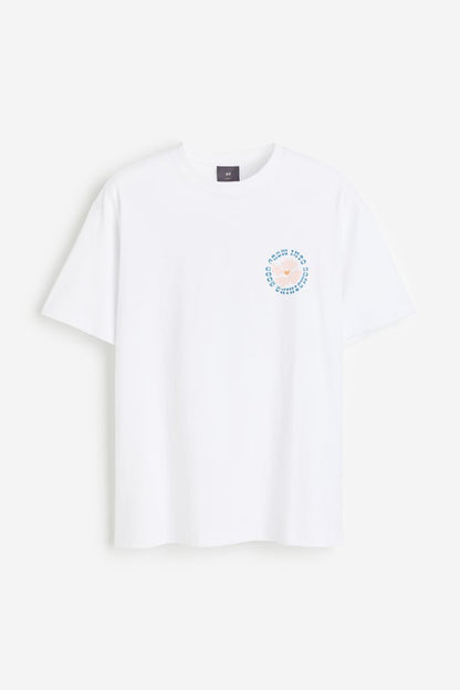 H&M Loose Fit Printed T-shirt